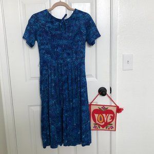 Vintage Blue 60s Dress